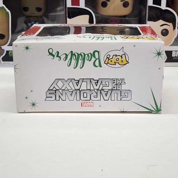 Funko Pop! Marvel Bobblers Groot/Rocket Collectors Corp Xmas Exclusive 2-Pack - Picture 8 of 9